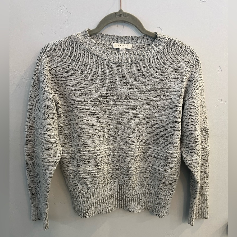 Topshop gray sweater